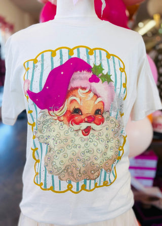 Bling Santa with Blue Stripes