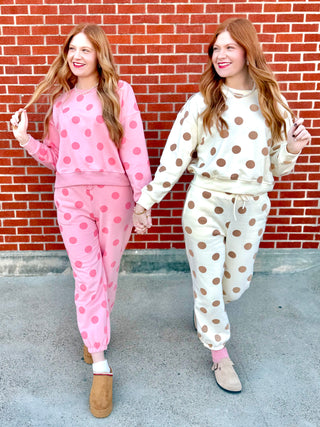 Lulu Polka Dot Sweatsuit
