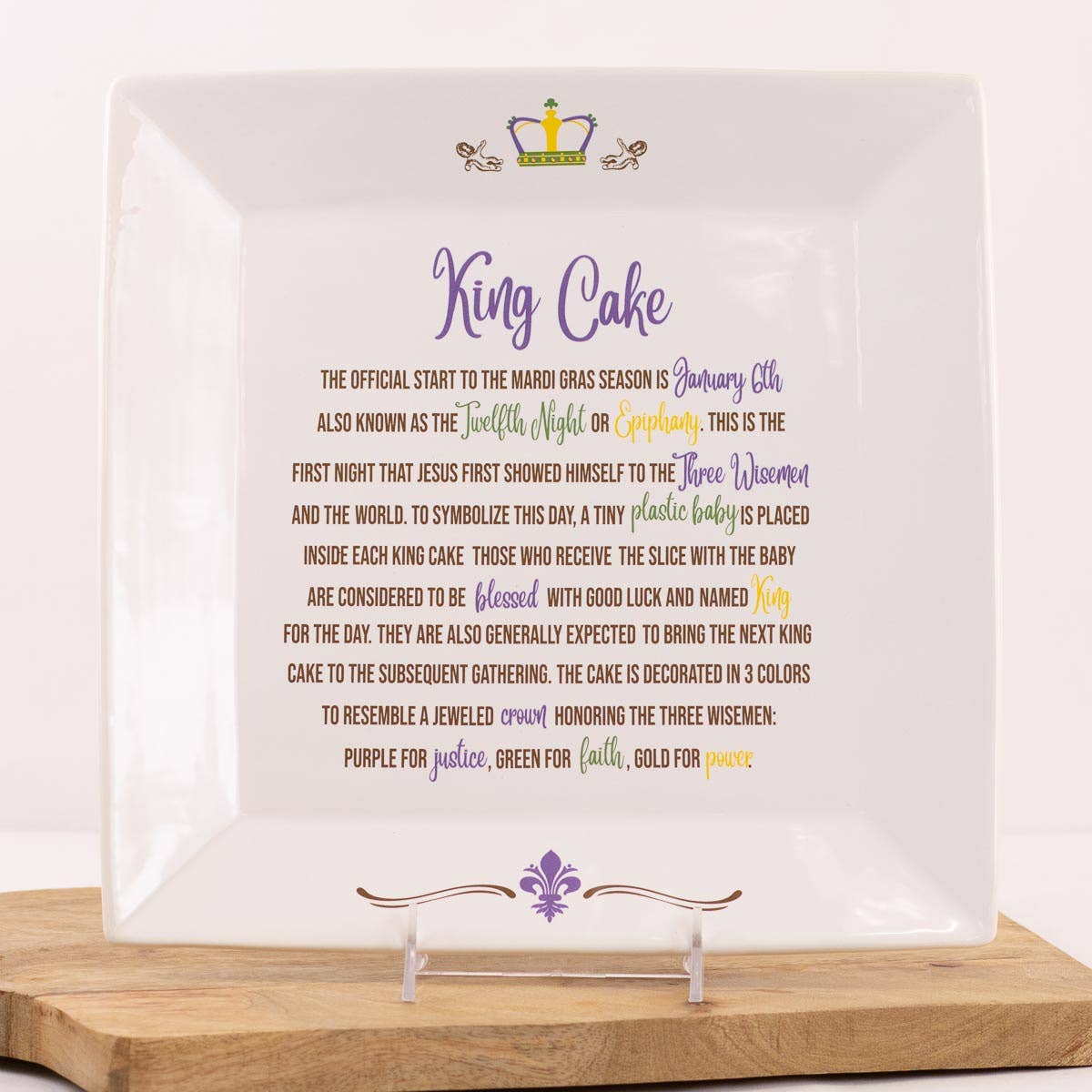 Story of the King Cake Platter
