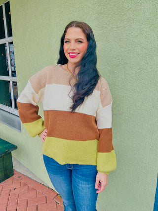 Kaitlyn Striped Sweater
