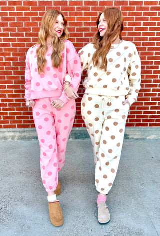 Lulu Polka Dot Sweatsuit