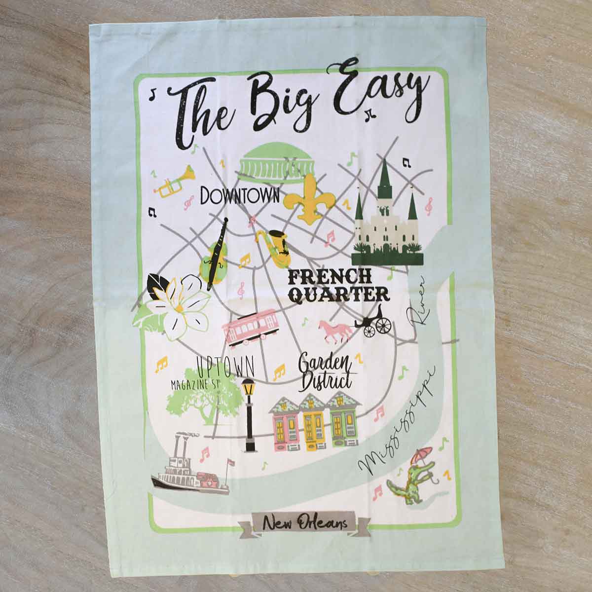 Big Easy Flour Sack Hand Towel