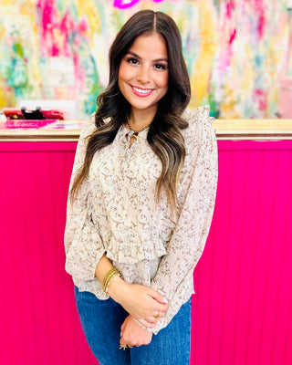 Nova Ruffle Detail Blouse