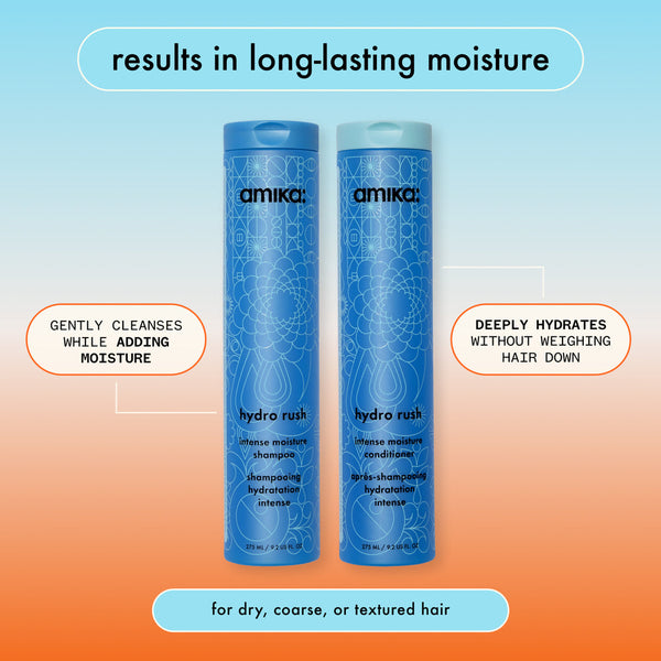 Amika Hydro Rush Shampoo 9.2oz