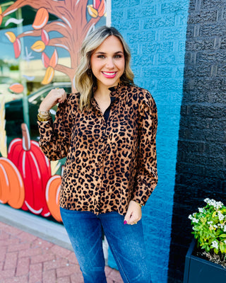 Eleanor Animal Print Top