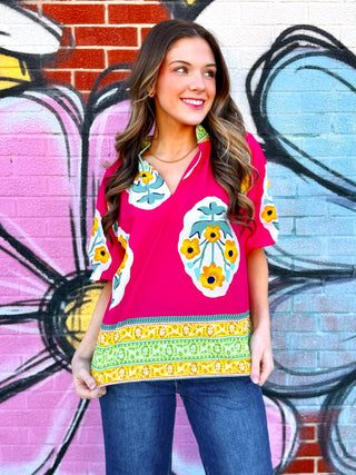 Eloise Floral Print Blouse