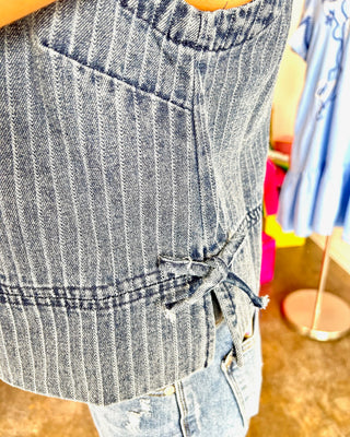 Dayton Denim Crop Top