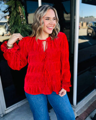 Veronica Velvet Blouse