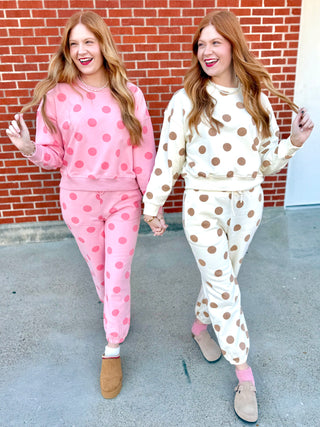 Lulu Polka Dot Sweatsuit