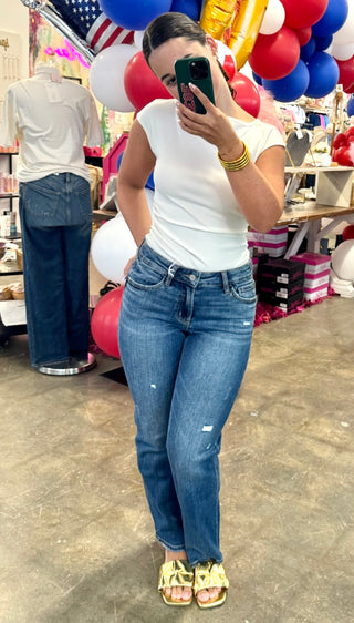 Karin Straight Jeans by Vervet