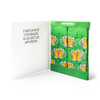 It's Yo Birthday Gift Card Sock Set