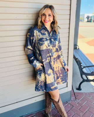 Nora Tie-dye Print Dress