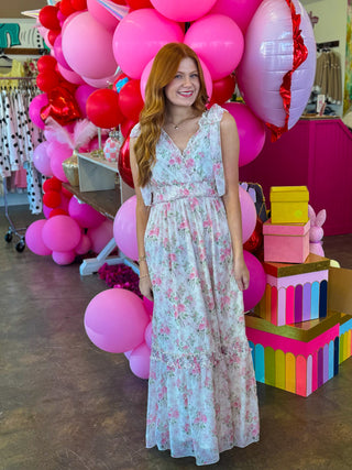 Malina Floral Midi Dress