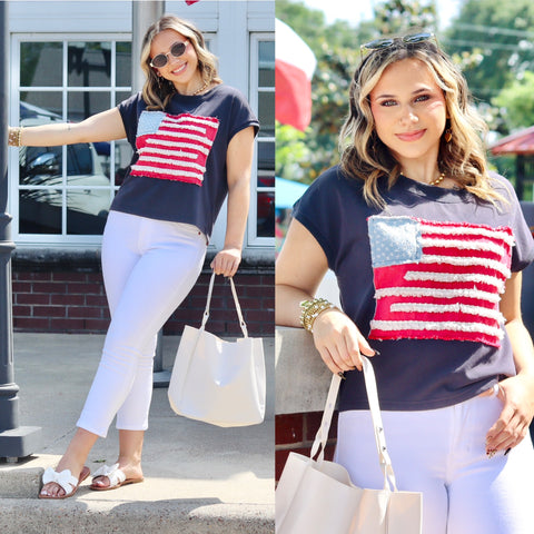 American Flag Fringe