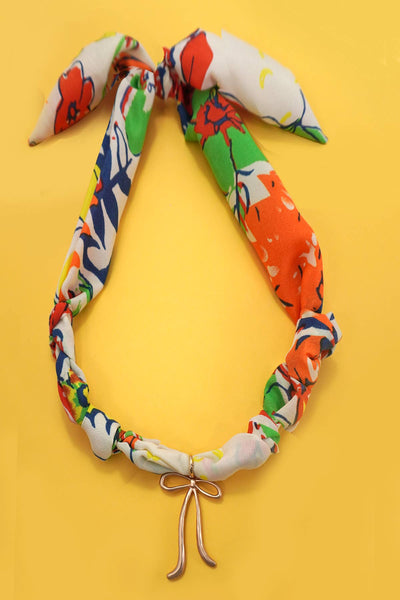 JOSSLYN by wall to wall - HANDMADE SCARF CHARM NECKLACE | 80N91790: B