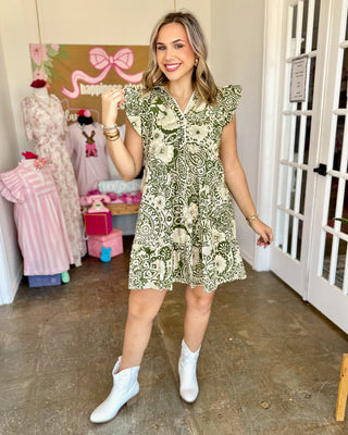 Madelyn Ruffle Mini Dress
