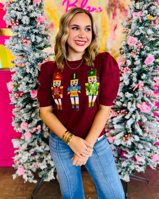 Sequin Nutcracker Sweater