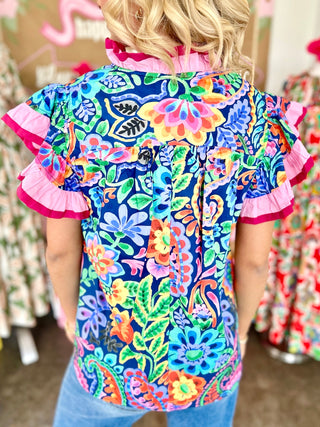 Farley Floral Top