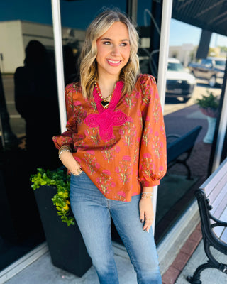 Lexi Floral Long Sleeve Top