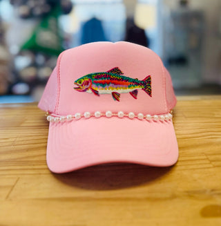 Colorful Trout Trucker Hat