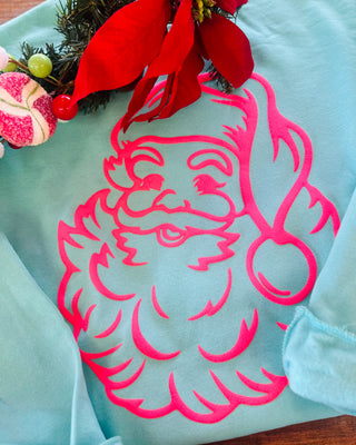Santa Puff Sweatshirt