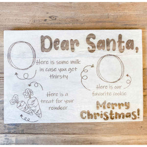 Illustrated Santa Board