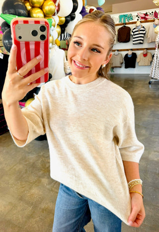 Soren Crew Neck Boxy Top