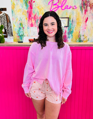 Strawberry Stripe Shorts