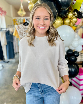 Brodie 3/4 Sleeve Luxe Top