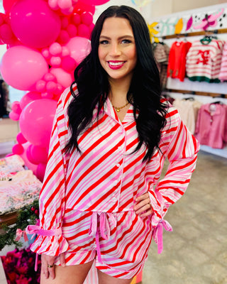 Candy Cane Striped Pajamas
