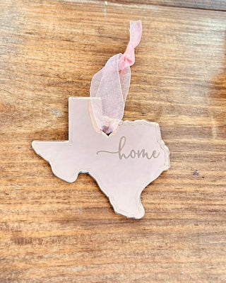 Mirrored Texas Ornament