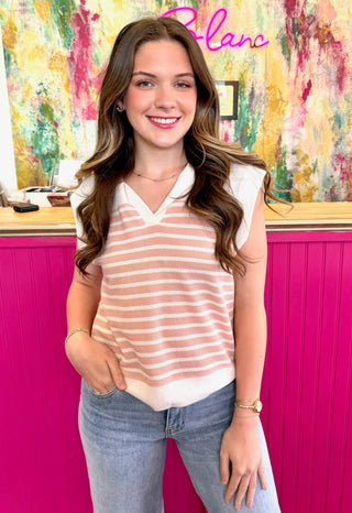 Brian Collared Knit Top