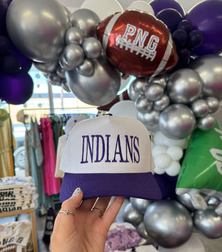 Purple Brim PNG Hat