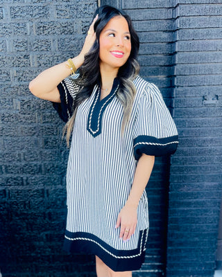 Evelyn Pullover Mini Dress