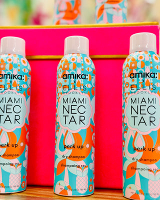 Amika x Ellis Brooklyn dry shampoo perk up x MIAMI NECTAR