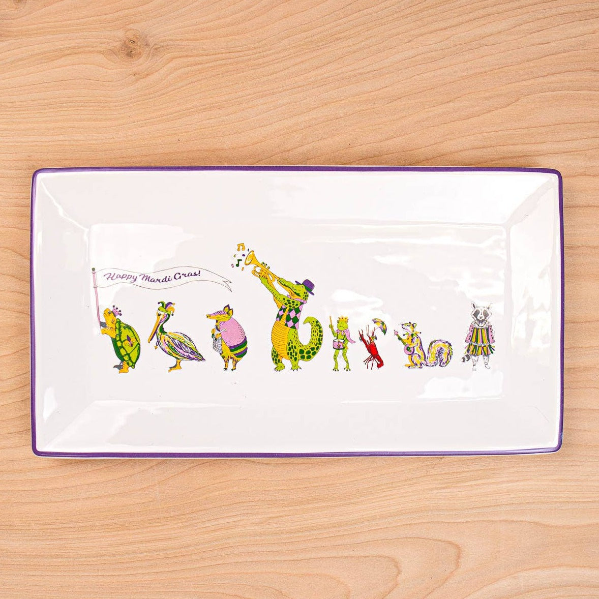 Mardi Gras Band Platter