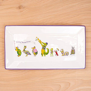 Mardi Gras Band Platter