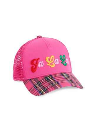 Fa La La Pink Trucker Hat