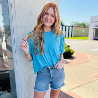 John Oversized Crop Top