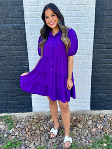 Solid Game Day Dress