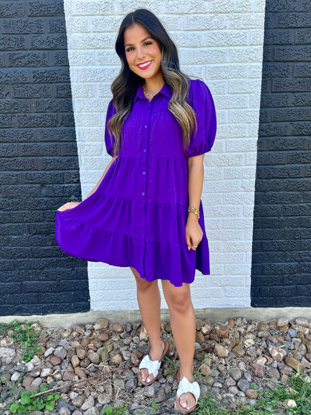 Solid Game Day Dress