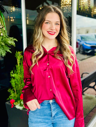 Claire Satin Shirt