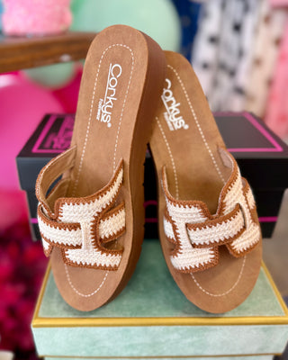 On the Edge Sandals by Corkys