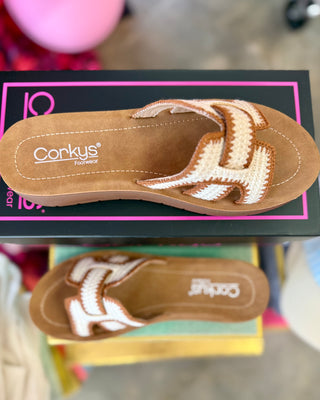 On the Edge Sandals by Corkys