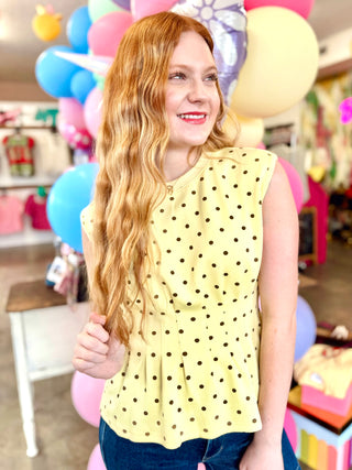 Windy Polka Dot Top