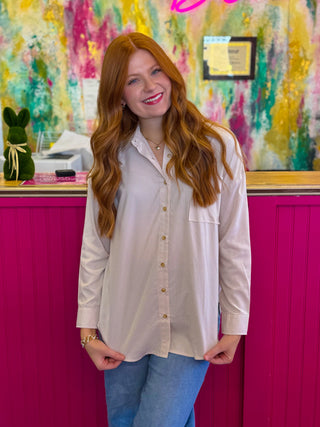 Zariyah Collared Top