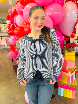 Mary Two Tone Cardigan