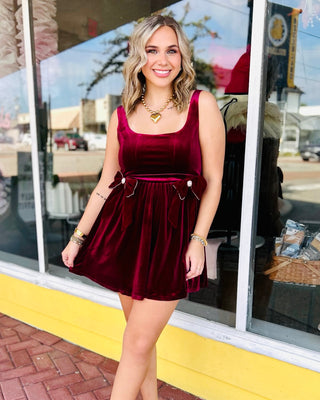 Mara Velvet Mini Dress