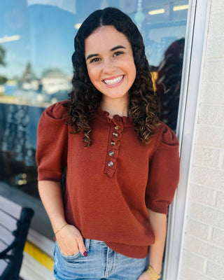 Sallie Short Sleeve Sweater