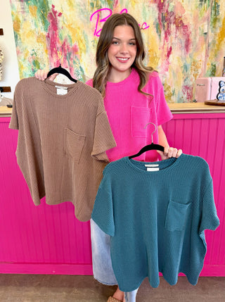 Winslow Front Pocket Top
